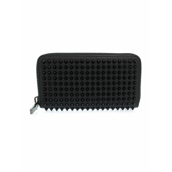 Christian Louboutin Handbags - Christian Louboutin Panettone Studded Round Zipper Long Wallet
